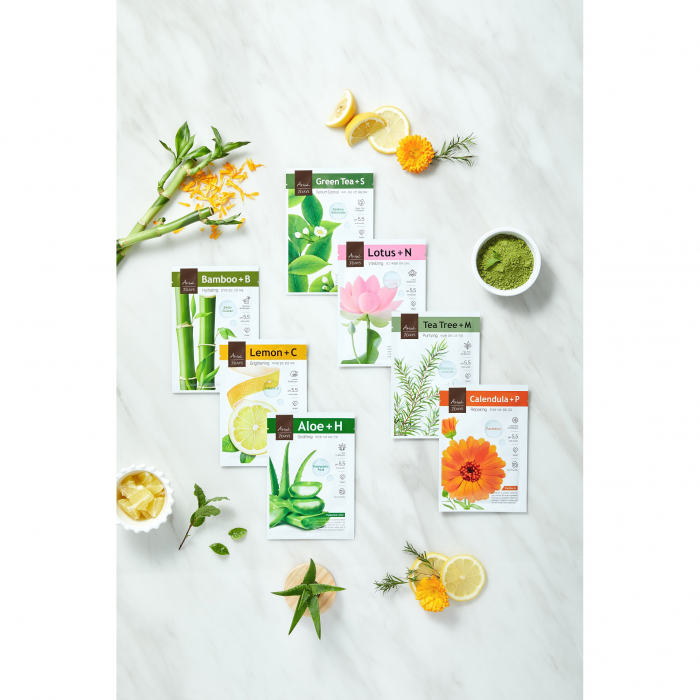 Mască 7Days PLUS Lămâie + C (Vitamina C), Luminozitate intensivă a tenului, 23g [3]