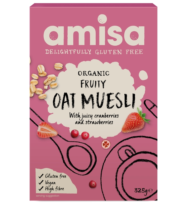 Muesli cu fructe si ovaz fara gluten eco 325g Amisa                                                  [1]