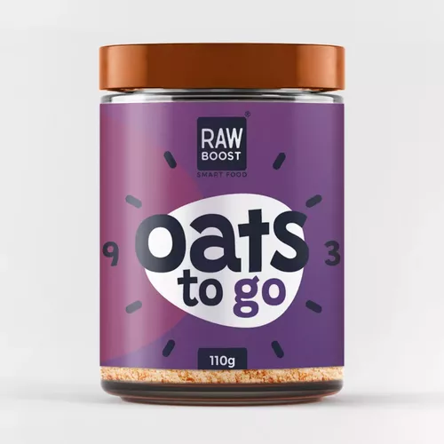 Oats To Go - High Protein ECO (Deliciu de ovăz cu semințe de chia, pudră de curmale și conținut sporit de proteine) pentru energie maximă ,110g [1]