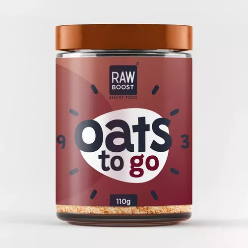 Oats To Go - Mulberries ECO (Deliciu de ovăz cu semințe de chia, pudră de curmale și dude) pentru un gust inedit și bogat în nutrienți,110g [1]