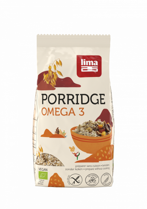 Porridge Express Omega 3 fara gluten bio 350g Lima                                                   [1]
