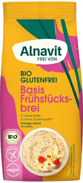 Porridge mix fara gluten, bio, 250g Alnavit                                                          [1]