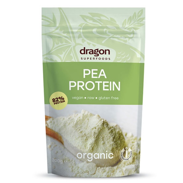 Pudra proteica din mazare eco 200g (Dragon Superfoods) [1]