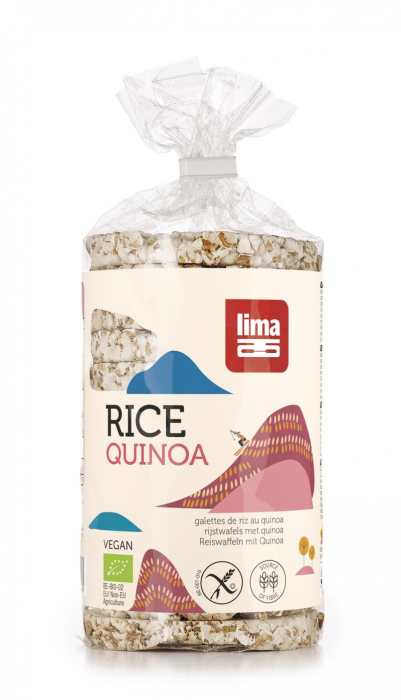 Rondele de orez expandat cu quinoa eco 100g  Lima                                                    [1]