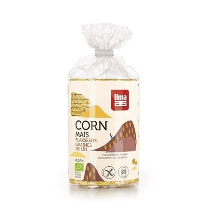 Rondele din porumb expandat cu seminte de in Eco 130g  Lima                                          [1]