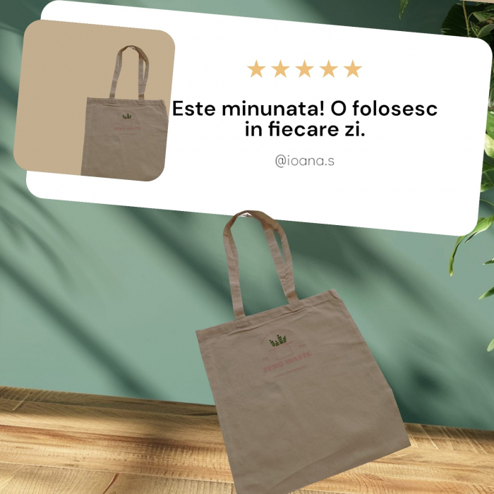 Sacosa din material natur, Zero Waste [2]