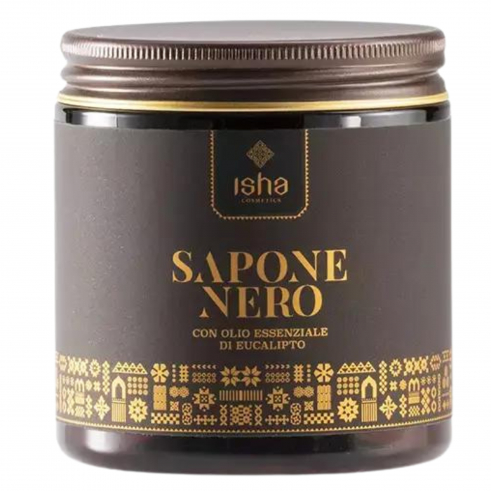 Sapun negru african cu eucalipt, 250ml, Isha                                                         [1]