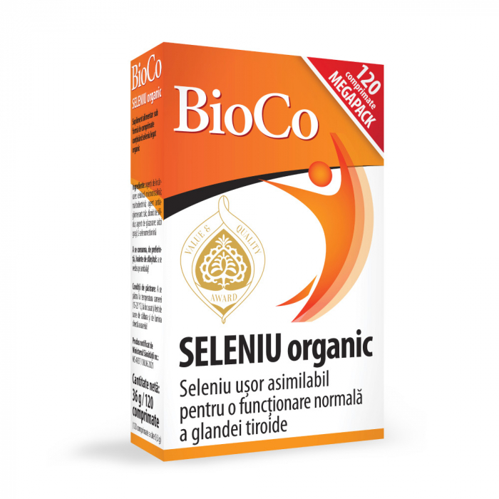 Seleniu organic 100mcg x 120 cpr [1]