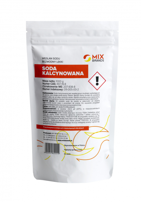 Soda calcinata - carbonat de sodiu, 1kg, Mix Brands                                                  [1]