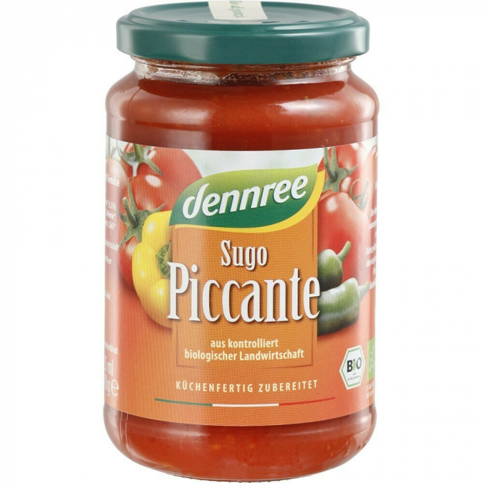 Sos de rosii picant Sugo Piccante bio 340g Dennree                                                   [1]