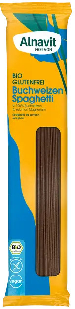 Spaghetti din hrisca fara gluten, bio, 250g Alnavit                                                  [1]
