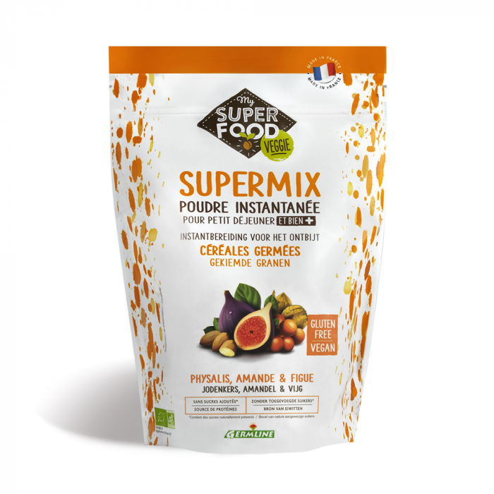Supermix pentru micul dejun cu incan berry, migdale si smochine bio 350g Germline                    [1]