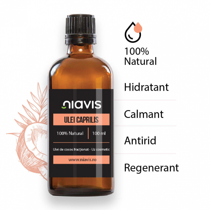 Ulei Caprilis (Ulei de Cocos Fractionat) 100ml [2]