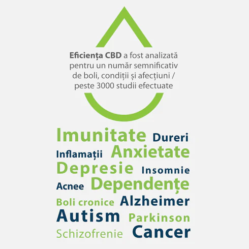 Ulei de canepa cu 2000MG CBD, 500MG CBDA, 500MG CBGA, broad spectrum, HEMPAID, natural, 10ML [3]