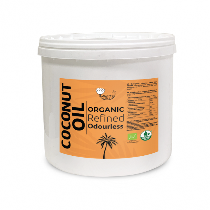 Ulei de Cocos dezodorizat bio 3 litri Amrita                                                         [1]
