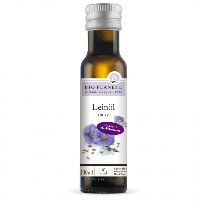 Ulei din seminte de in nativ bio 100ml Bio Planete                                                   [1]