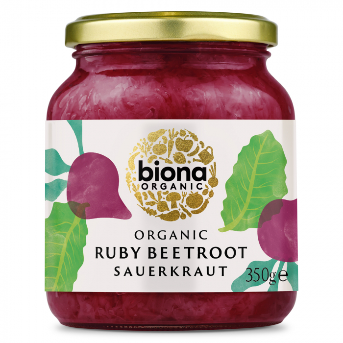 Varza murata cu sfecla rosie bio 350g Biona                                                          [1]