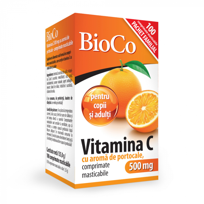 Vitamina C 500mg x 100 cpr masticabile [1]