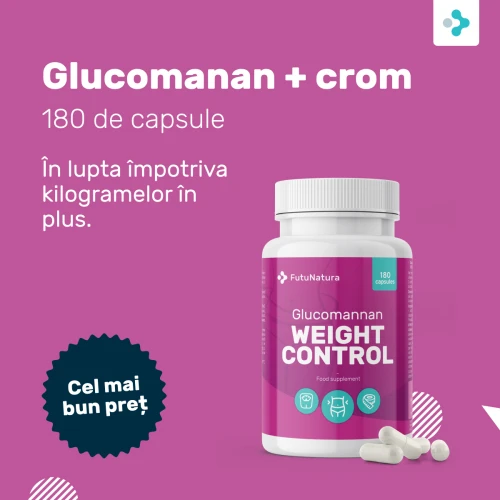 Weight Control Glucomannan + Crom, slăbit și inhibarea apetitului [2]