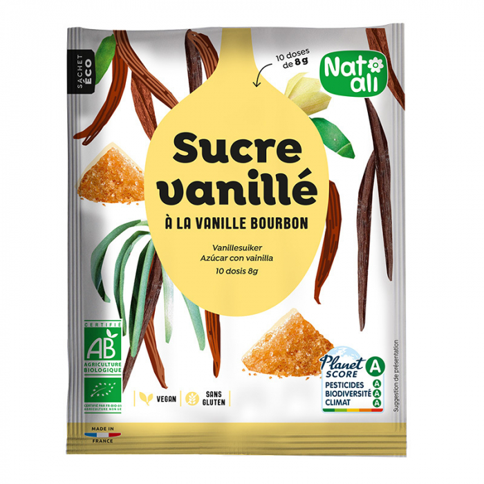 Zahar vanilat Bourbon, bio, 80g, Nat-ali                                                             [1]