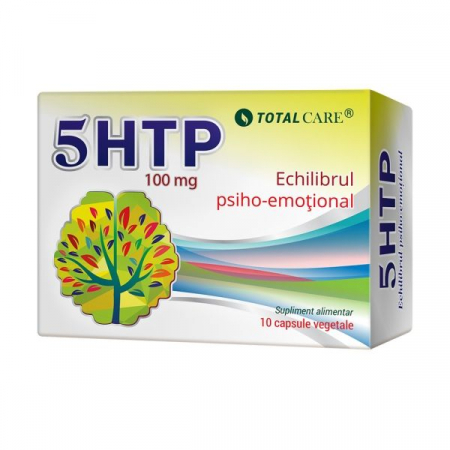 Capsule & Comprimate - 5-HTP 100mg, 30 cps, Antidepresiv Natural 10 capsule