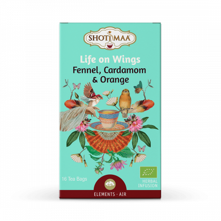 Ceai Cafea Cacao si Inlocuitori - Ceai Shotimaa Elements - Life on Wings bio 16dz