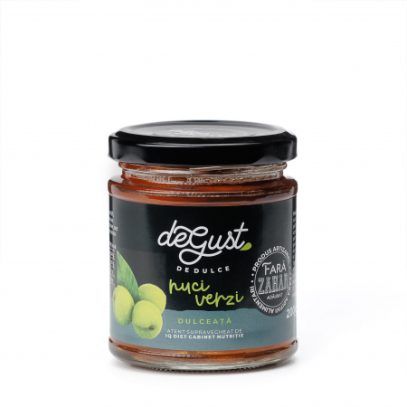 Alimente - Dulceata de nuci verzi fara zahar, 200 gr