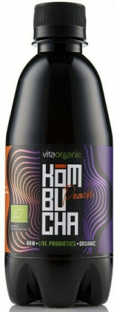 Alimente - Kombucha cu piersici bio 330 ml Vita Organic