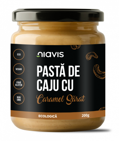 Alimente - Pasta de Caju cu Caramel Sarat Ecologica/BIO 200g