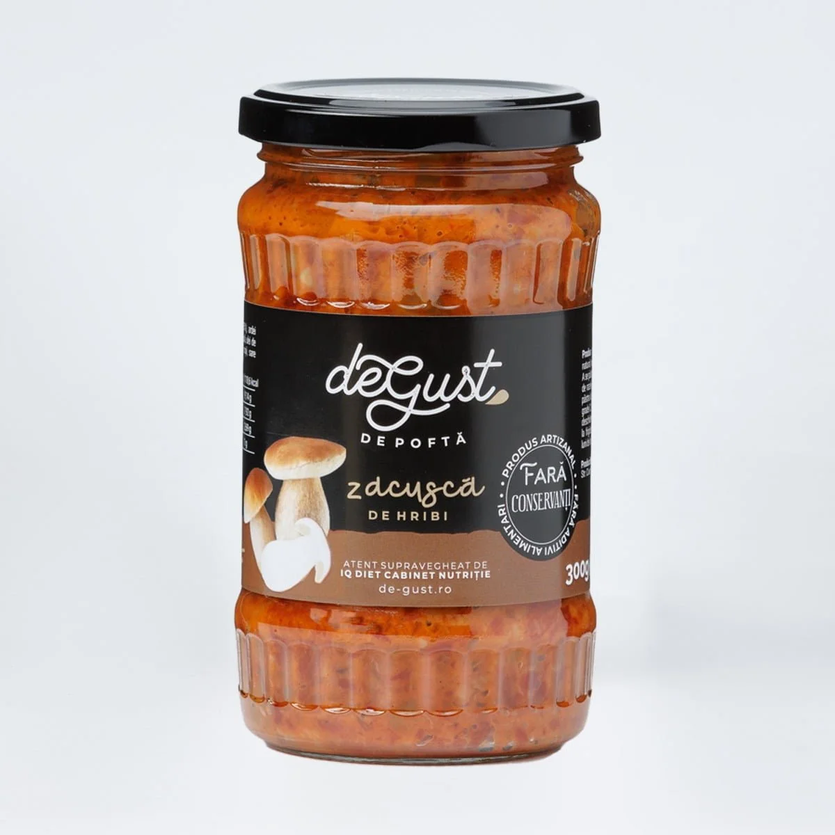 Produse - Zacusca de hribi cu muuulti Hribi, 300 gr