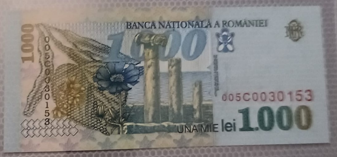 1000 LEI 1998 UNC FILIGRAN MIC [2]