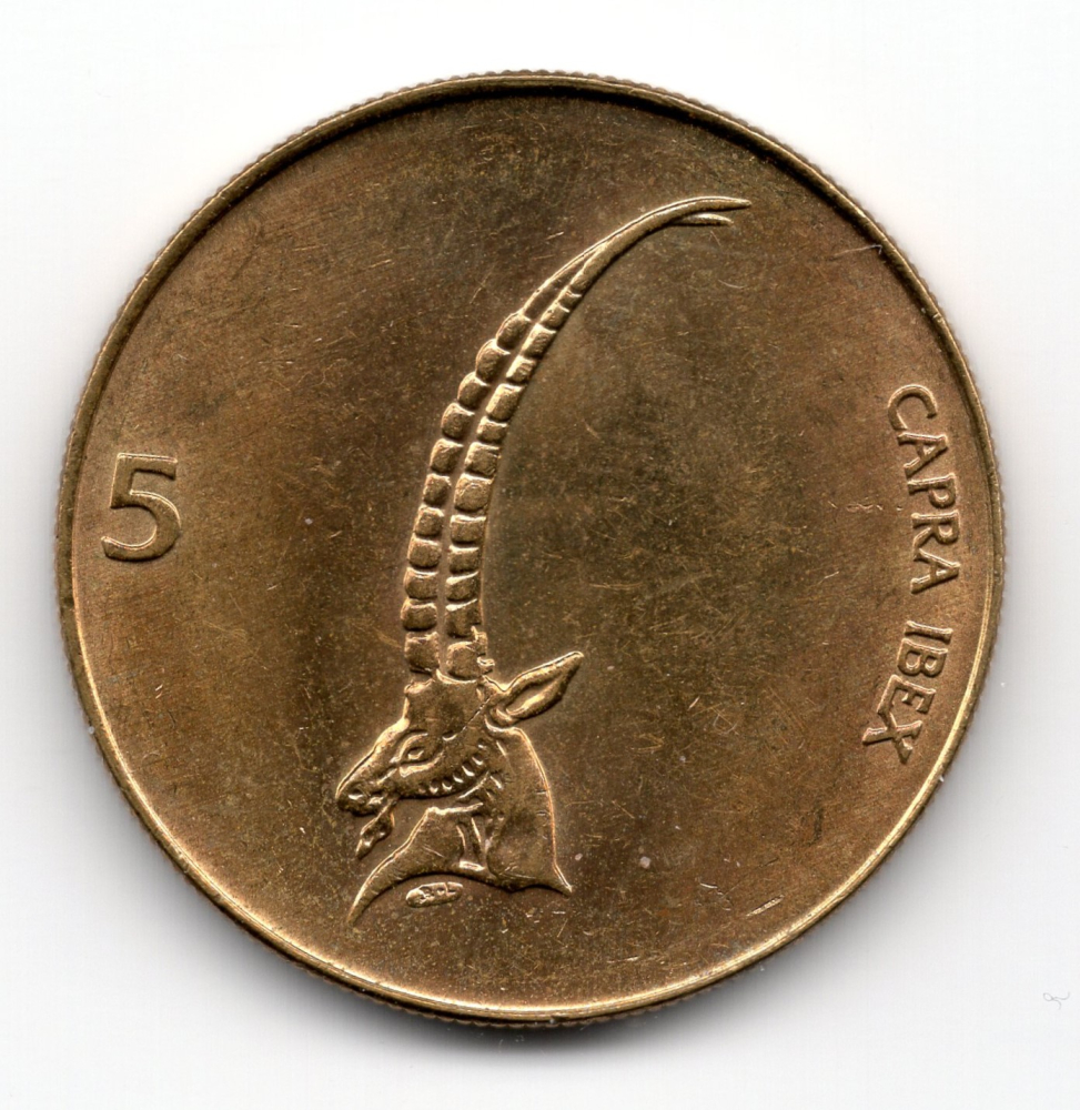 5 TOLAR SLOVENIA 2000 F [2]