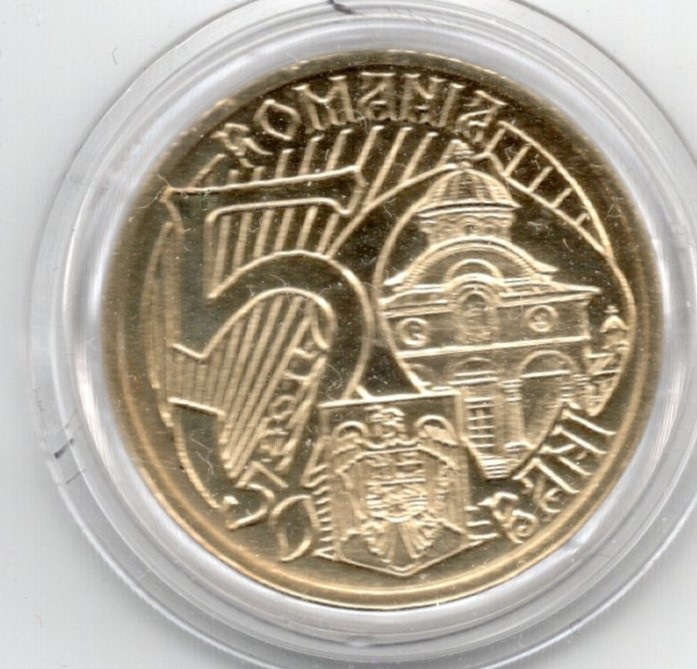 50 BANI 2011 MIRCEA CEL BATRAN UNC IN CAPSULA [2]