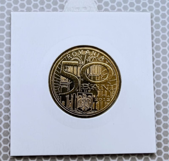 50 BANI 2012 COMEMORATIVA IN CARTONAS [2]