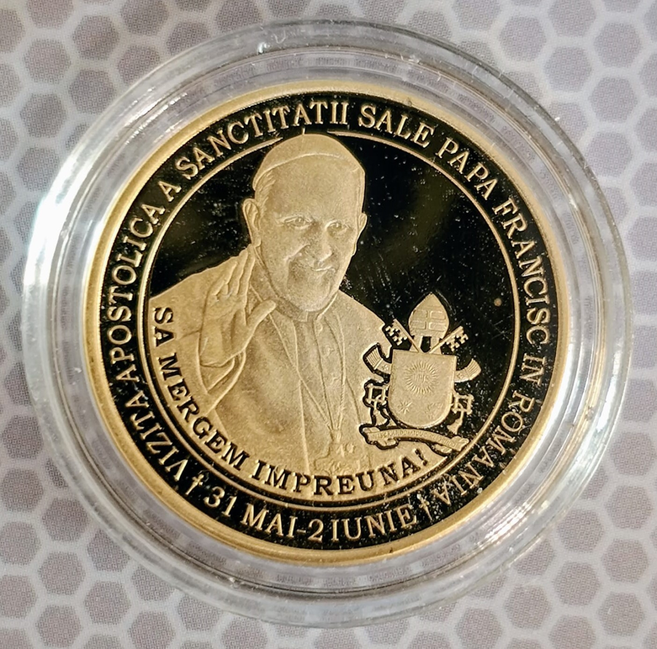 50 BANI 2019 VIZITA PAPEI - PROOF [2]