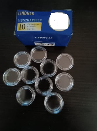 CAPSULE LINDNER 10 BUC / CUTIE. INTERIOR 36 MM [1]