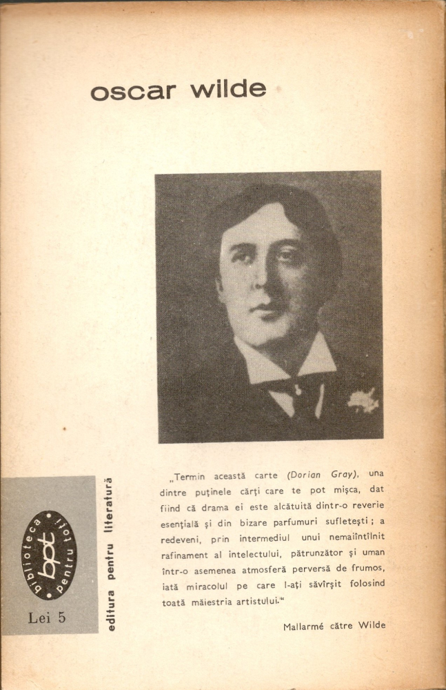 PORTRETUL LUI DORIAN GRAY [3]