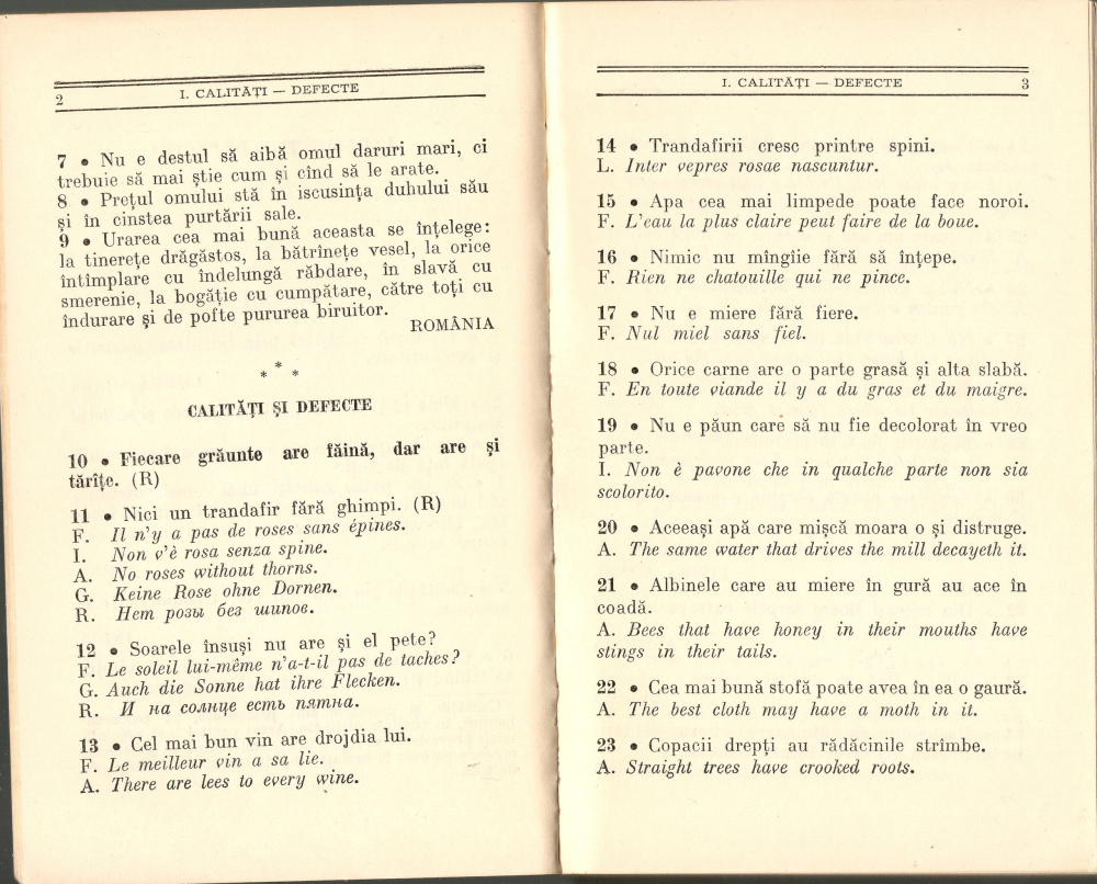 PROVERBELE LUMII DESPRE CALITATI SI DEFECTE [2]