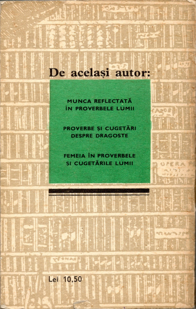 PROVERBELE LUMII DESPRE CALITATI SI DEFECTE [3]