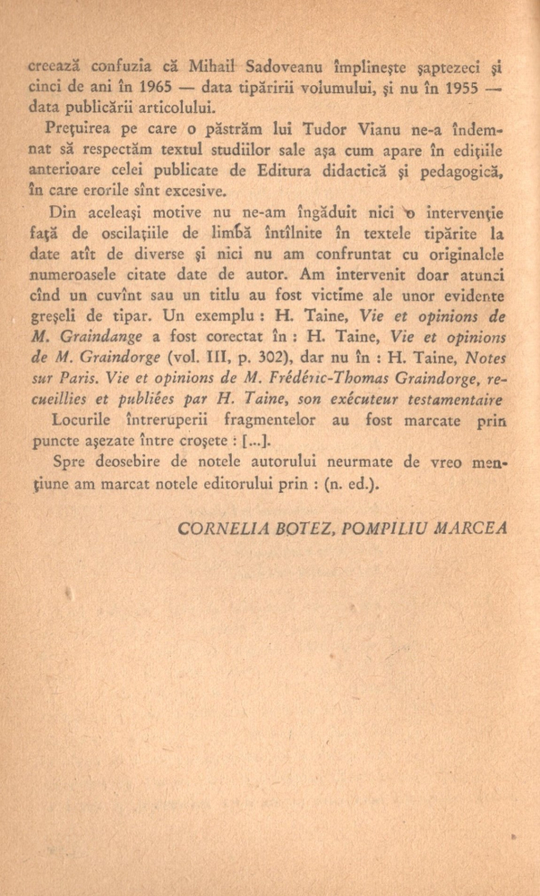 VOLUMELE 1-3 TUDOR VIANU, SCRIITORI ROMANI [4]