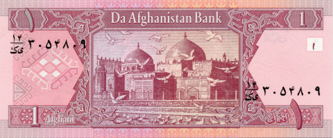 BANCNOTE STRAINE - 1 AFGANI 2002 UNC