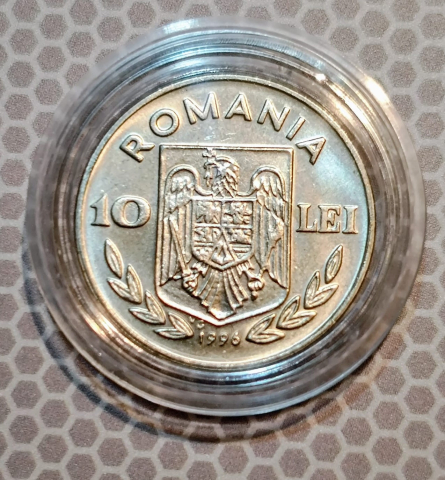 Acesorii pentru monede - 10 LEI 1996 ATLANTA - CANOTAJ
