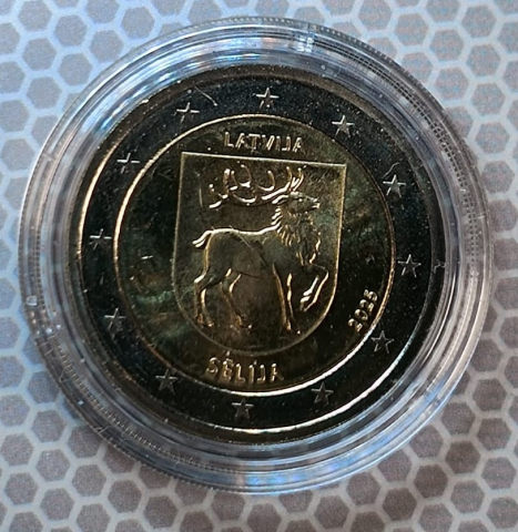 2 EURO COMEMORATIVE - 2 EURO 2025 LETONIA ( REGIUNEA SELIJA ) IN CAPSULA