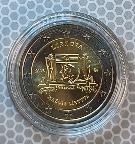 2 EURO COMEMORATIVE - 2 EURO 2025 LITHUANIA ( REGIUNEA MAZAJAI LIETUVAI ) IN CAPSULA