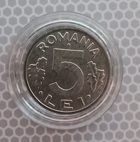 NUMISMATICA - 5 LEI 1995 AUNC