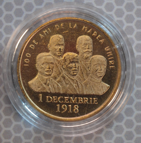 50 BANI 2018 100 DE ANI DE LA MAREA UNIRE UNC IN CAPSULA [1]