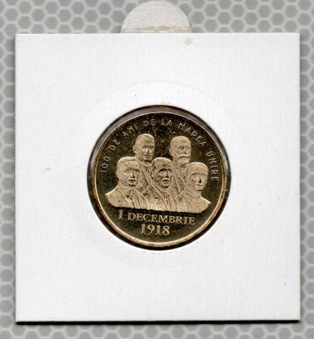 50 BANI 2018 100 DE ANI DE LA MAREA UNIRE UNC IN CARTONAS [1]