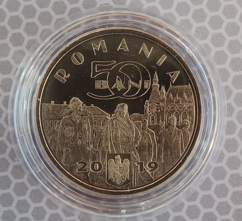 50 BANI 2019 REGELE FERDINAND UNC IN CAPSULA [1]