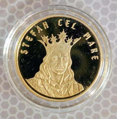 MONEDE ROMANIA - 50 BANI 2019 STEFAN CEL MARE - PROF