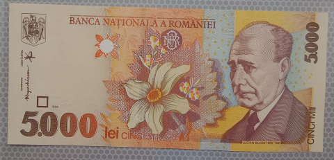 NUMISMATICA - 5000 LEI 1998 UNC